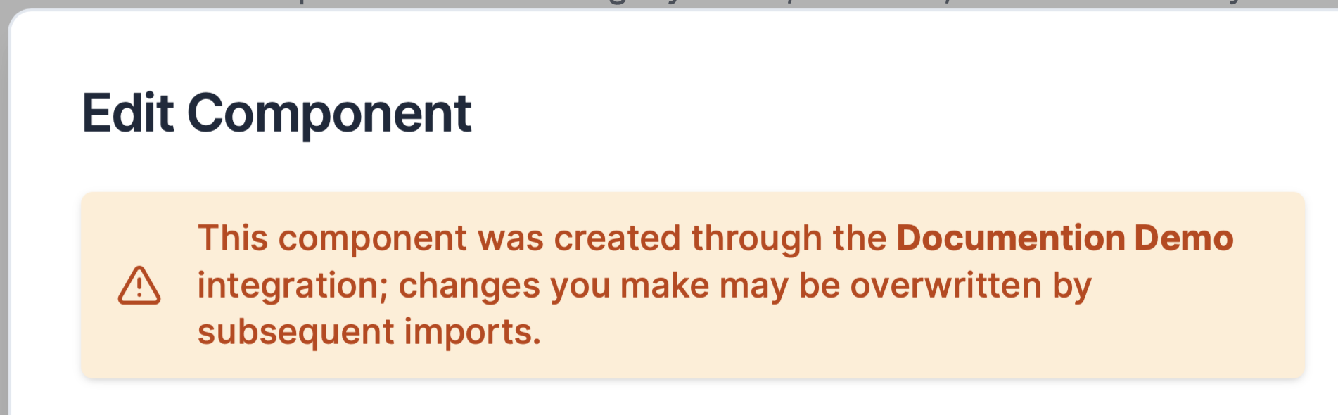 Integration configuration interface showing connection setup and resource discovery