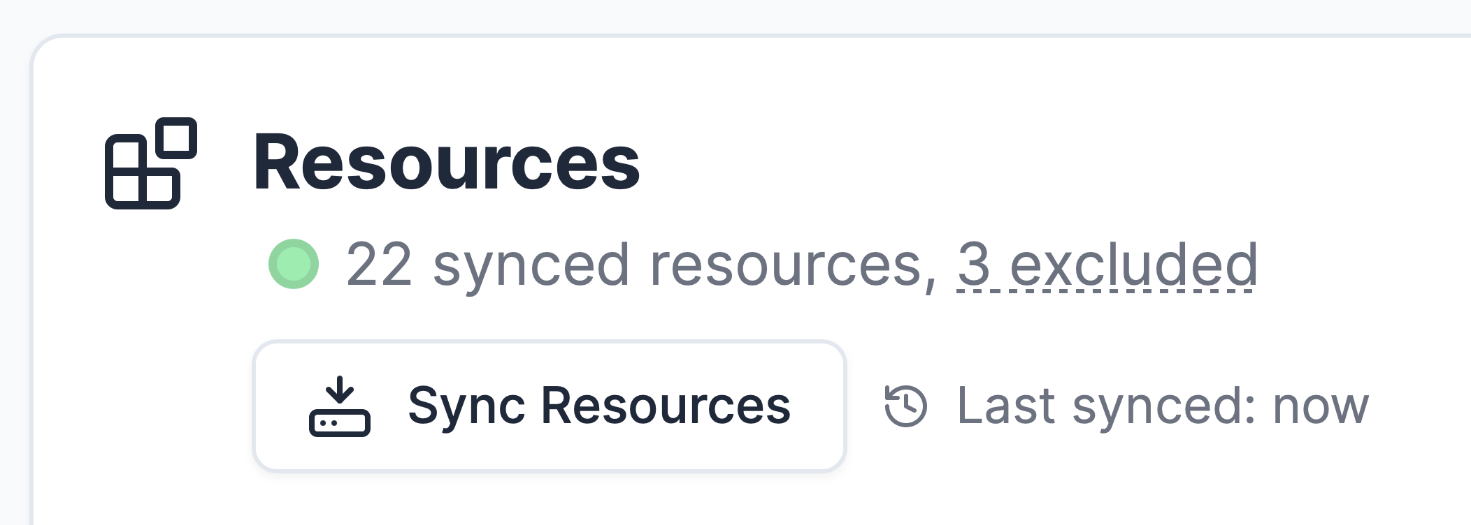Warning message about imported component changes being overwritten by future syncs